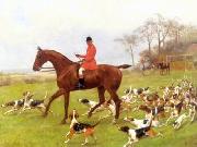 unknow artist Classical hunting fox, Equestrian and Beautiful Horses, 109. oil painting reproduction